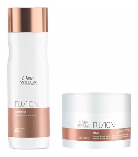 Pack Wella Fusion Reparación Shampoo 250ml Y Mascara 150ml