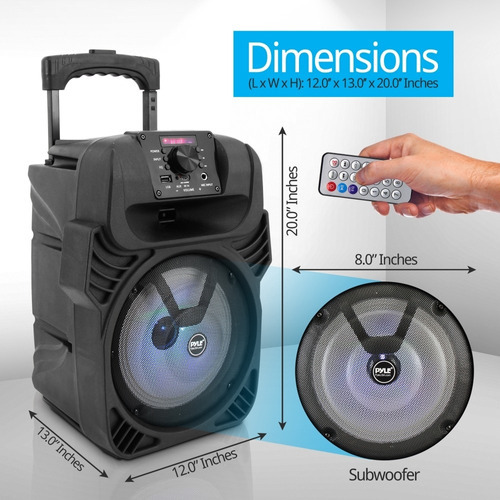 Parlante Portátil O Altavoz Pa Portátil Pyle-pro Pphp844b