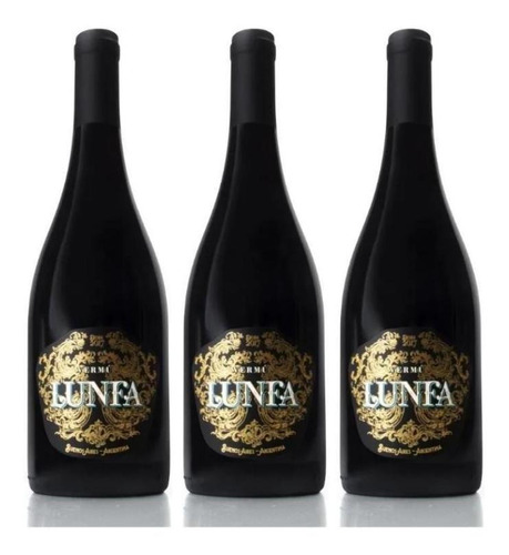 Vermut Lunfa 750 Ml Botella Aperitivo Pack X3 Unidades