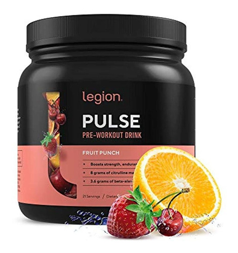 Legion Pulse, El Mejor Suplemento Natural De Preentrenamient