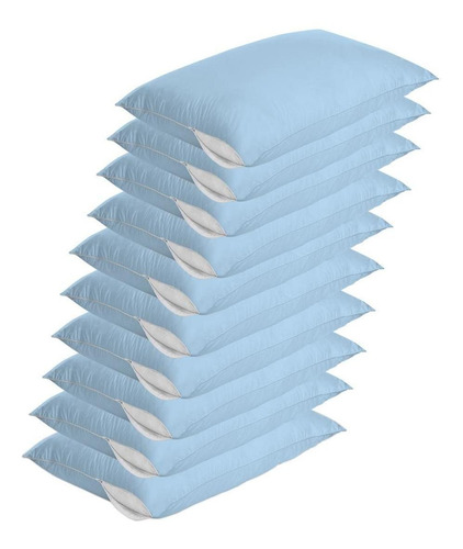 Capa Travesseiro Azul 10 Unidades - Vida Pratika