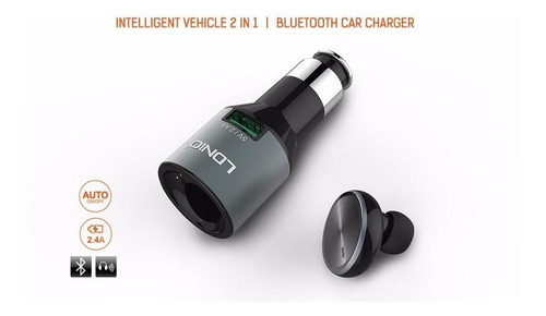 Kit Cargador Y Auricular Manos Libres Bluetooth Ldnio Cm20