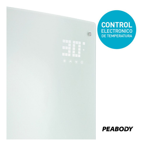 Imagen 3 de 7 de Calefactor eléctrico Peabody PE-VQD20 blanco 220V
