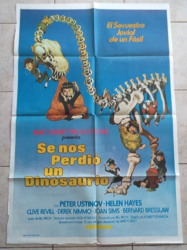 Antiguo Afiche Cine - Se Nos Perdió Un Dinosaurio *