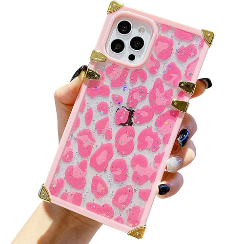 Funda Para iPhone 13 Pro - Animal Print Rosa