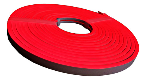 Tira Led Neón Flexible Gengxin Color Rojo 5mts+regalo Fuente Roja