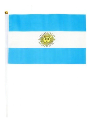 Bandera Argentina De 20cm Patria Patrio Seleccion Argentina