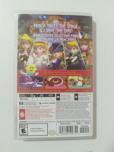 Jogo Princess Peach Showtime Nintendo Switch (Usado)
