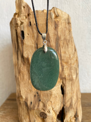 Dije De Aventurina Verde Amuleto Piedra De La Salud