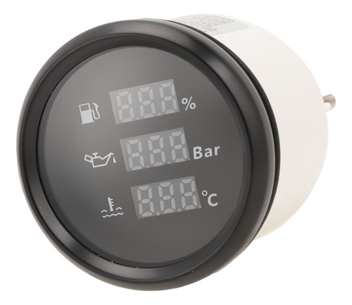 Medidor De Combustible Marino De 52 Mm Con Pantalla Digital