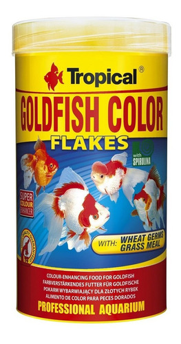 Alimento Peces Hojuelas Tropical Goldfish Color Flakes 100ml