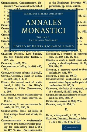 Libro Annales Monastici - Henry Richards Luard