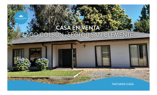 Casa Lago Colbún - Sector San Clemente