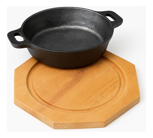 Cazuela De Fundición Fundiarte - Cazuela Resistente Negro