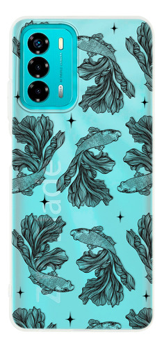 Funda Para Zte Pez Beta Patrón Antigolpes Case Anticaidas