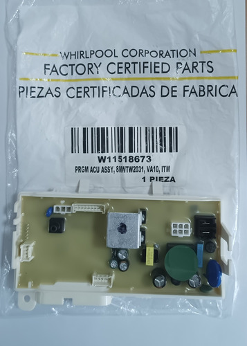 Tarjeta Lavadora Whirlpool W11518673 W11377430  8mwtw2031 