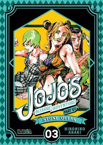 Manga Jojo Bizarre Adventure Stone Ocean Tomo 03 - Ivrea