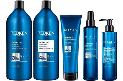 Tratamiento Completo Para Cabello Dañado Redken Extreme 1 Lt