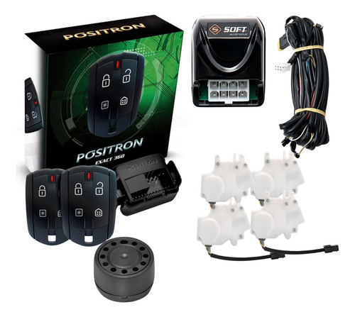Alarme Positron Ex360 + Trava Elétrica Fiat Mobi 2016 Diante
