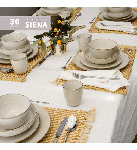Set 4 Bowls Cerámica 7,5 Cm Siena Simplit
