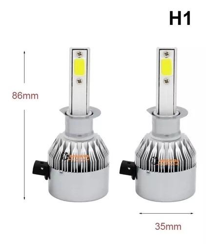 Par Bombillos Led H1 para carro 7600LM