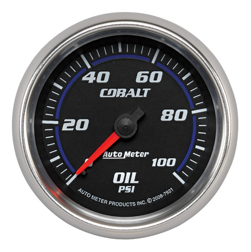 Presion De Aceite 0 - 100 Psi Autometer Cobalt 7921