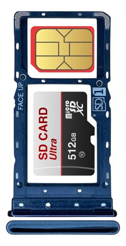 Bandeja Porta Sim Card Chip Compatible Motorola G9 Plus +