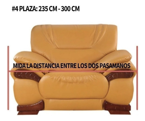 Plaza Funda Cama Para 4 Sillon Elastica Protector Sofá Funda
