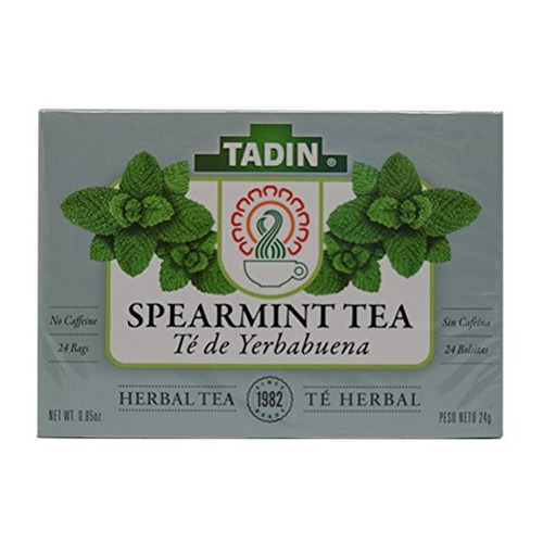 Tadin Menta Verde Del Té 24 Bolsas - Te De Yerbabuena