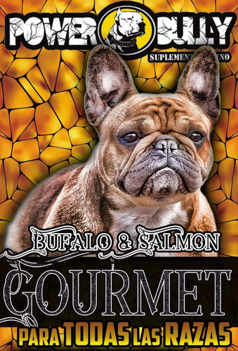 Power Bully Suplemento Canino 65% Proteina Con Salmón 950 G