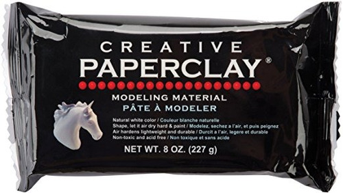 Arcilla De Papel Creativa, 8 Onzas, Blancos