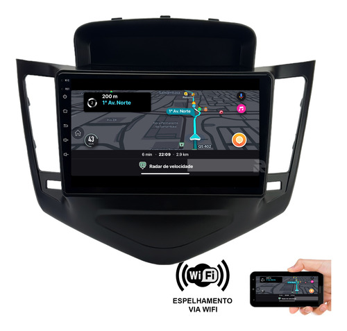 Kit Multimidia 9 Polegadas Android Gm Cruze 2011 A 2015