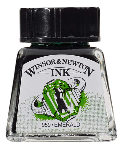 Tinta Para Dibujo Winsor & Newton 14ml Esmeralda