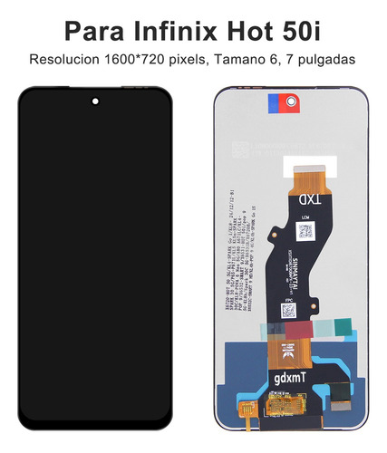 Pantalla Para Infinix Smart 9/hot 50i/hot 50 5g/spark 30c