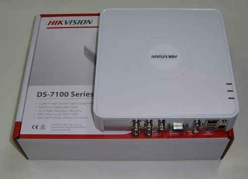 Dvr Hikvision 4 Canales Grabador Turbo Camaras Seguridad
