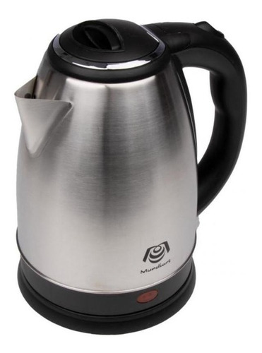 Chaleira Bule Elétrica Inox 110v Chá Café 1,8l Mundiart