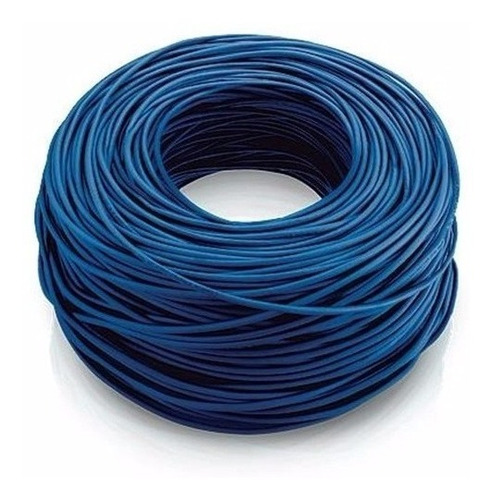 Cabo Rede Cat5e Azul Rolo 50m Utp Lan Internet Net Menvio