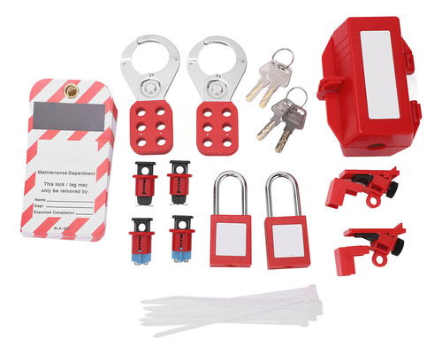 Kit De Etiquetado De Disyuntores Eléctricos Loto Lockout Saf