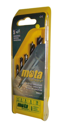 Juego De Mechas Para Madera 5 Piezas Mota Mmj5