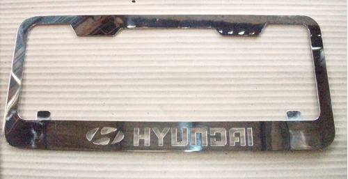 Porta Patente   Hyundai'' Acero Inoxidable Cromado