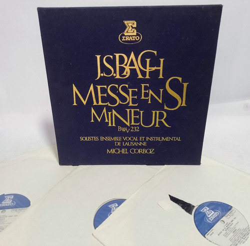 Discos Lps X 3 J. S. Bach / Messe En Si Mineur