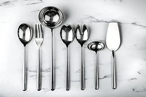 Set De Cubiertos Para Ensalada Mepra Linea - Acero Inoxidabl