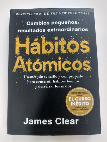 Libro Hábitos Atómicos James Clear 