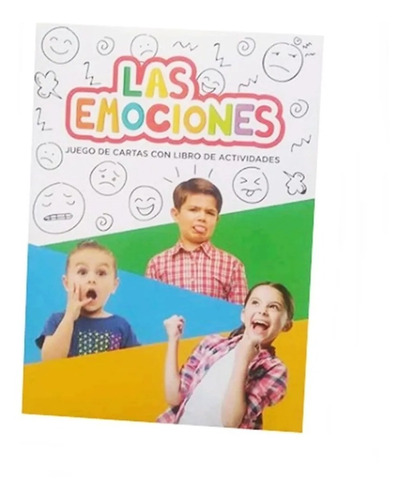 Juego De Cartas + Libro Actividades Didactico Las Emociones