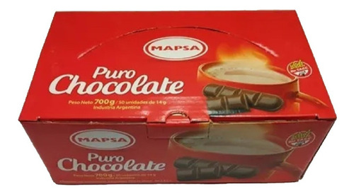 Pack 12 Chocolate Submarino Mapsa Sin Tacc X 50 Unidades