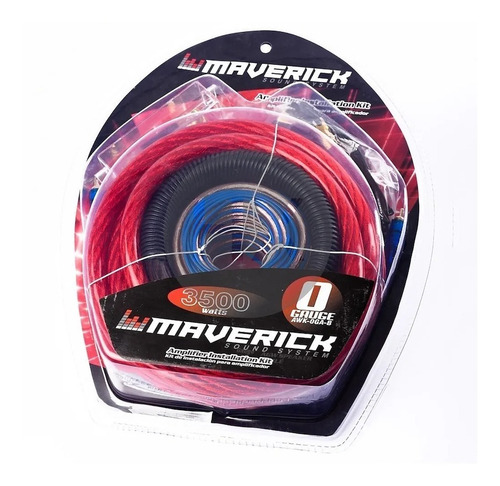 Imagen 2 de 2 de Kit Cables Instalación Potencia 0 Gauge Reales Sub Woofer