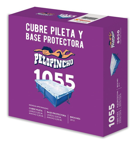 Imagen 1 de 10 de Cubre Pileta Cobertor Y Base Protectora 1055 Pelopincho Ct