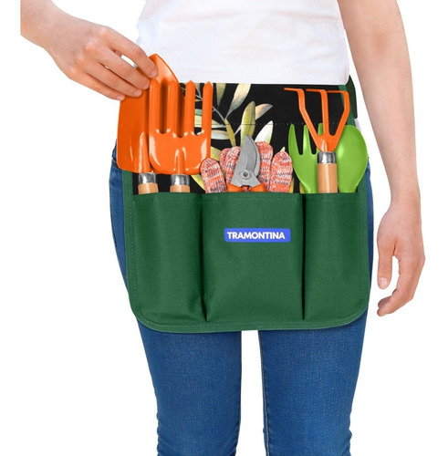 Imagem 3 de 5 de Kit Para Jardim Tramontina Com Bolsa Sweet Garden 8 Peças