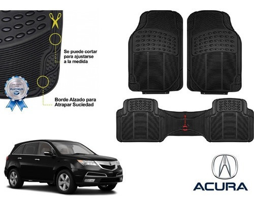 Tapetes Uso Rudo Negros Rd Acura Mdx 2011 A 2013