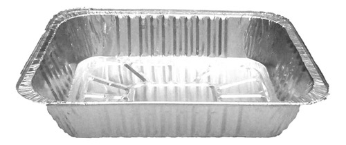 Charolas Bandeja Desechable Pollera Aluminio 33x26cm 100 Pzs